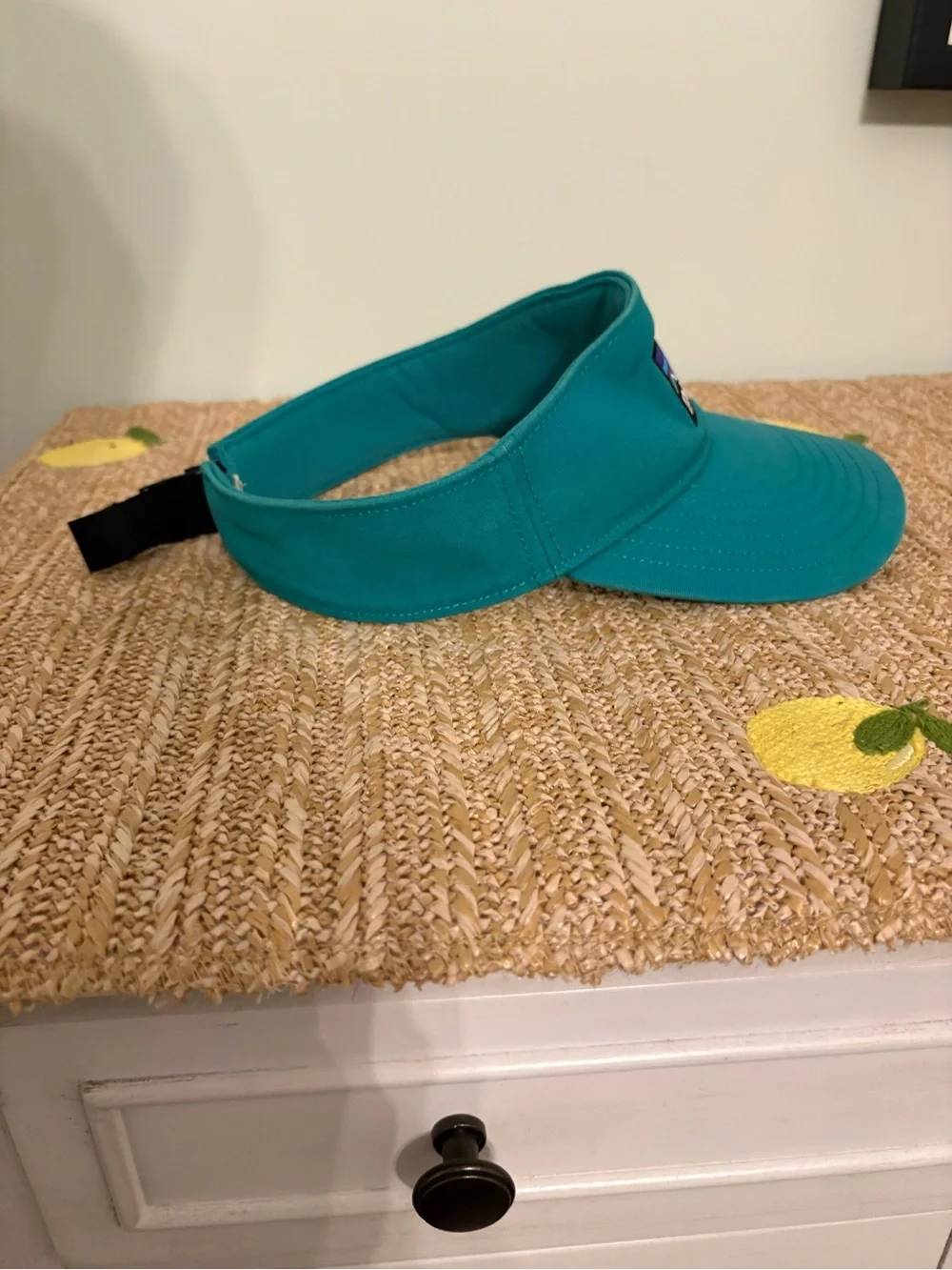 Vintage Patagonia Adjustable Visor Teal Blue Outdoor Hiking Trail Hat One Size